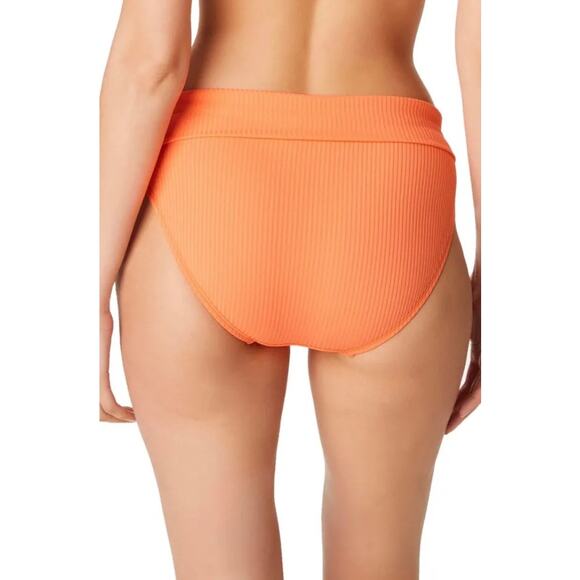 Bleu Rod Beattie Coral Chic Walk The Line Ribbed Hipster Bikini Bottom 10 - Picture 2 of 5